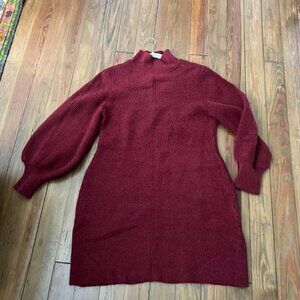 NWT XL Puff Sleeve Sweater Dress by A loves A